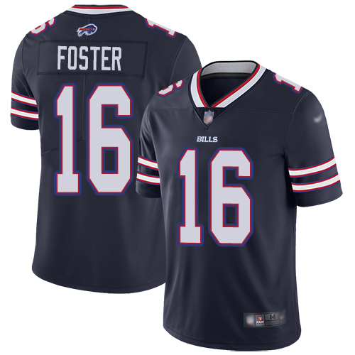 Men Buffalo Bills #16 Robert Foster Limited Navy Blue Inverted Legend NFL Jersey->youth nfl jersey->Youth Jersey
